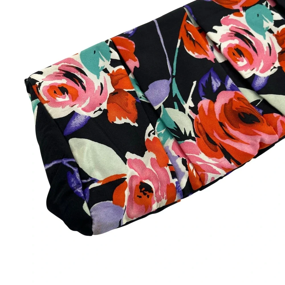 Express Rose Clutch, Express Hand Purse, Express Clasp Bag Rose Floral Clutch Y8